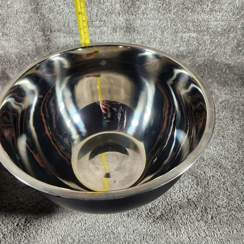 Lidla Mixing Bowl Set Stainless Steel 5 Piece with Lids Kitchen Prep‎